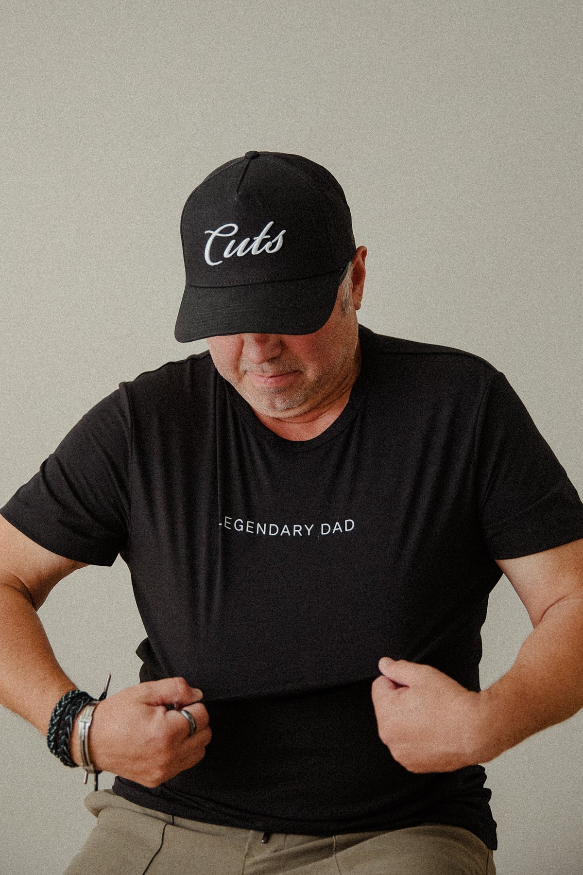 Legendary Dad Tee | Black Classic-fit