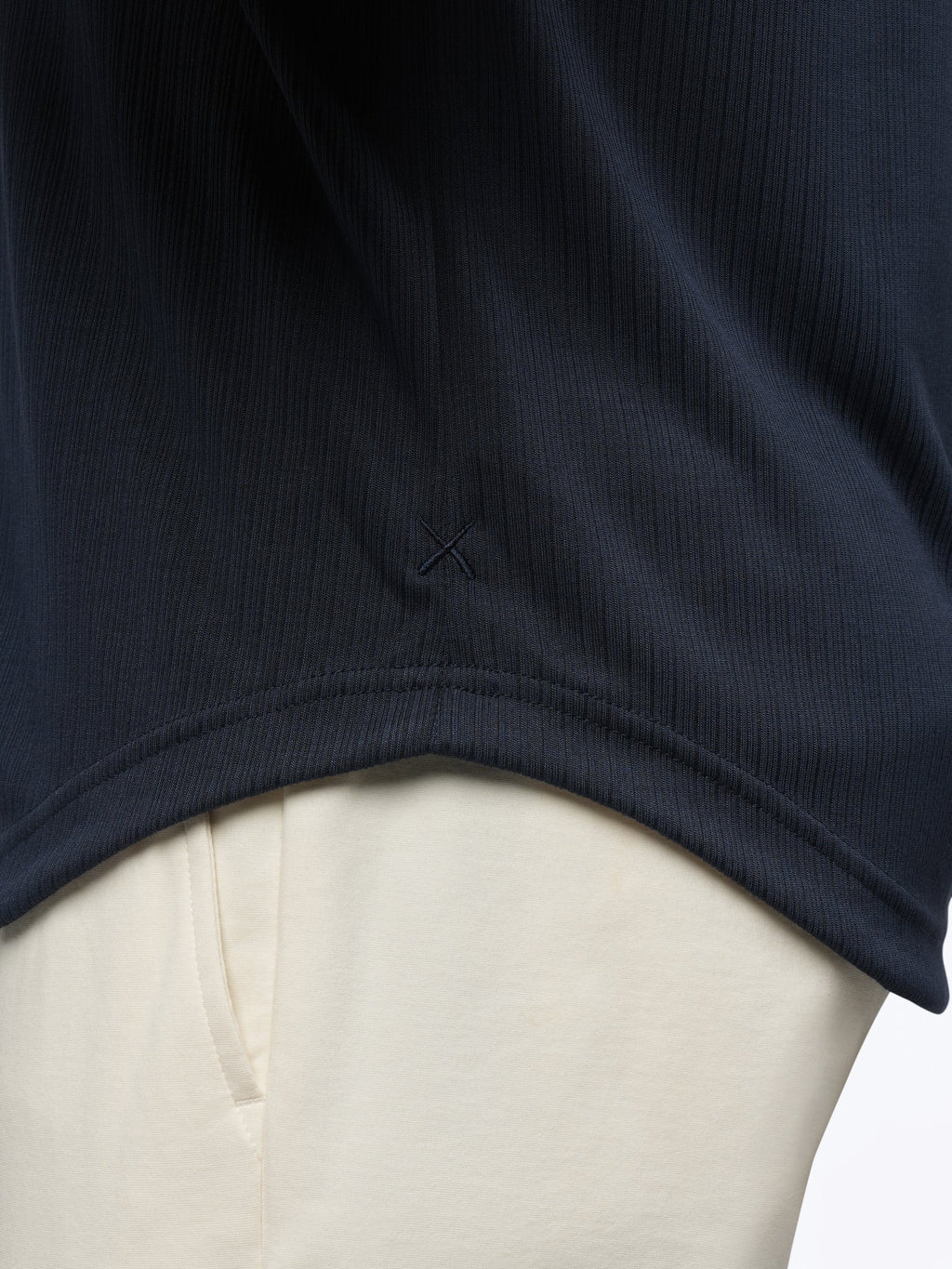 SoHo Ribbed Polo | Pacific Blue Signature-Fit