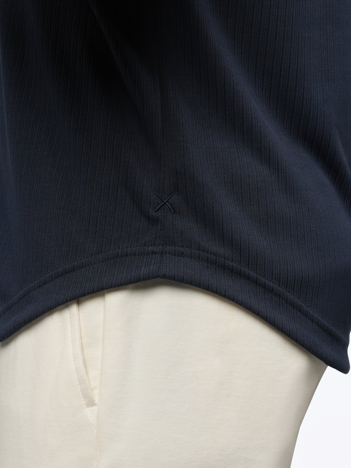 SoHo Ribbed Polo | Pacific Blue Signature-Fit