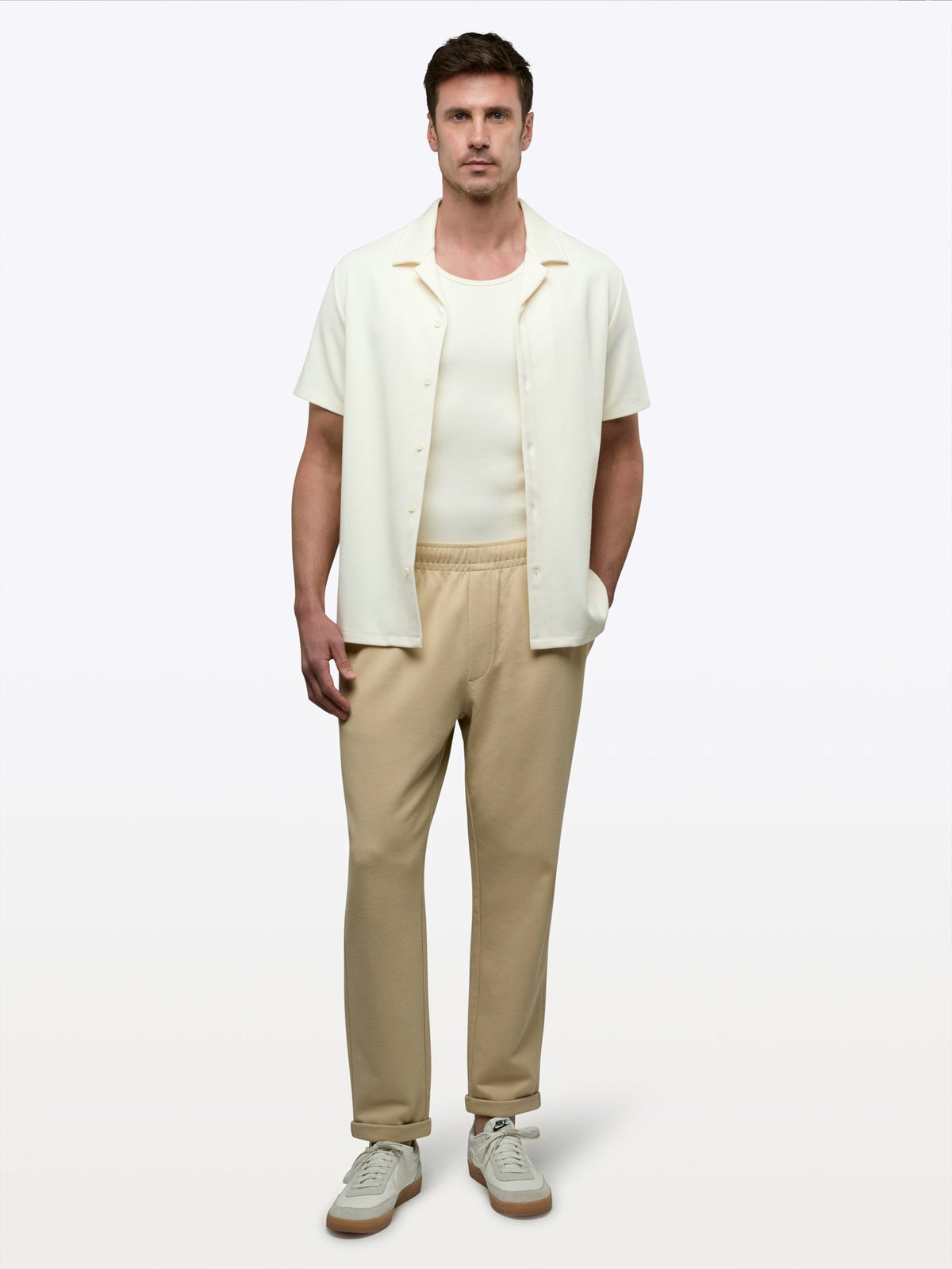 Elevate Pique Pant | Linen Classic-fit
