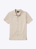 Riviera Knit Button Up | Sand Dune Signature-Fit