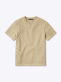 Riviera Knit Textured Tee | Linen Signature-Fit