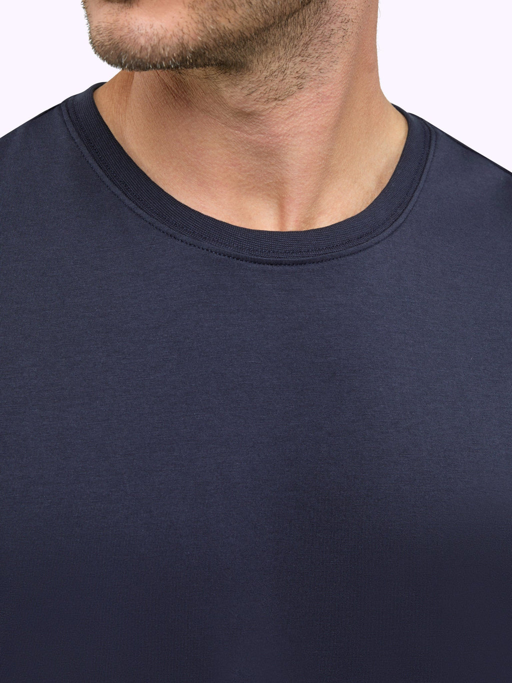 Featherlight Pima Tee | Marine Navy Signature-fit