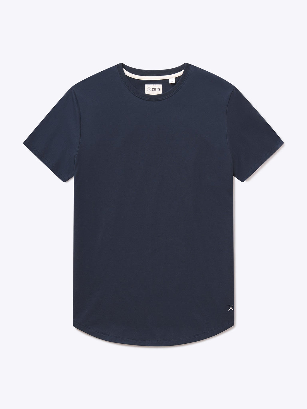 Featherlight Pima Tee | Marine Navy Signature-fit