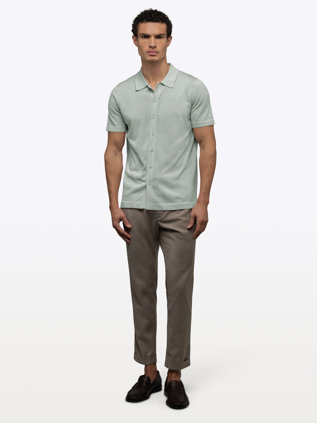 Riviera Knit Button Up | Mercury Signature-Fit