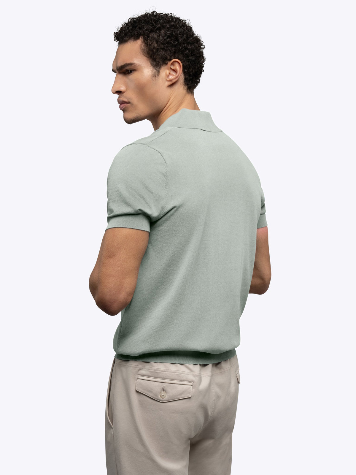 Riviera Knit Polo | Mercury Signature-Fit