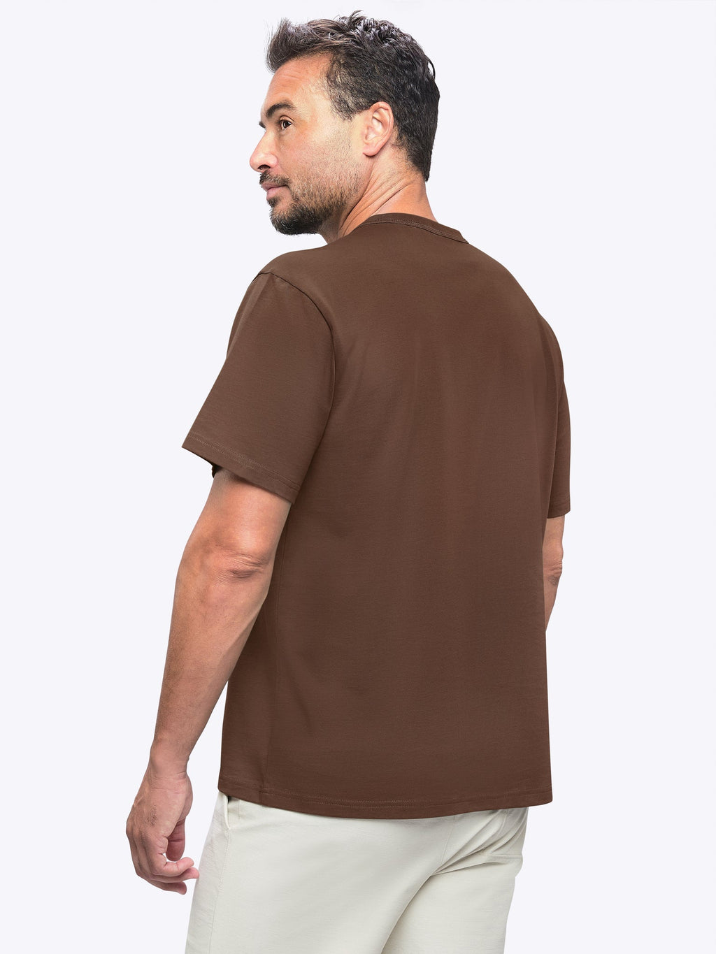 Overtime Oversized Tee | Mocha Relaxed-Fit