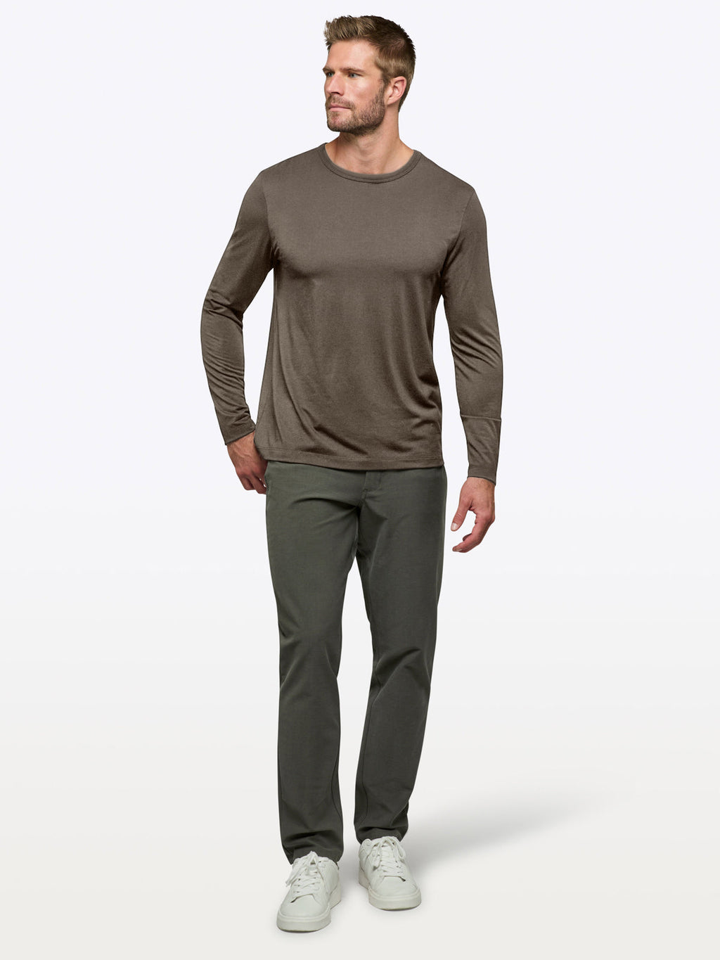 AO Forever Long Sleeve Tee | Morel Classic-Fit PYCA Pro®