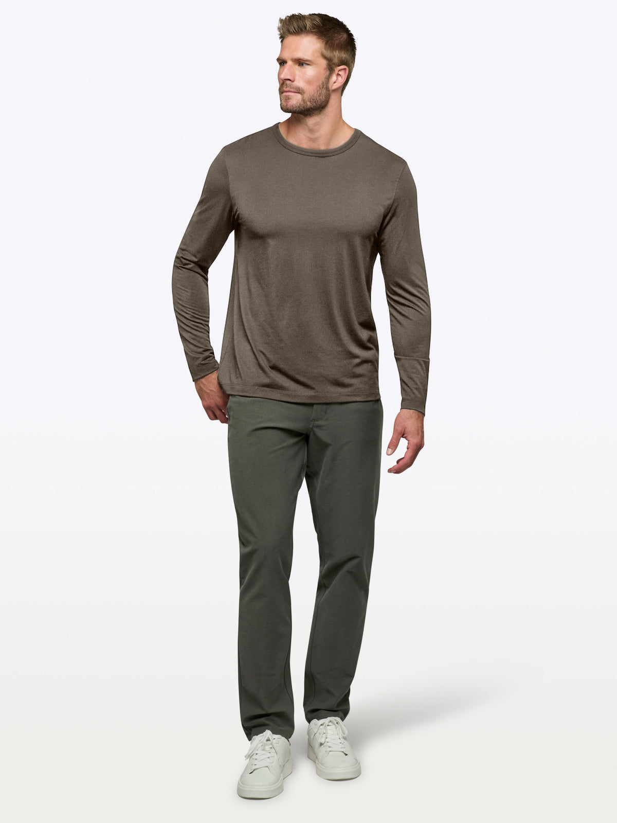 AO Forever Long Sleeve Tee | Morel Classic-Fit PYCA Pro®