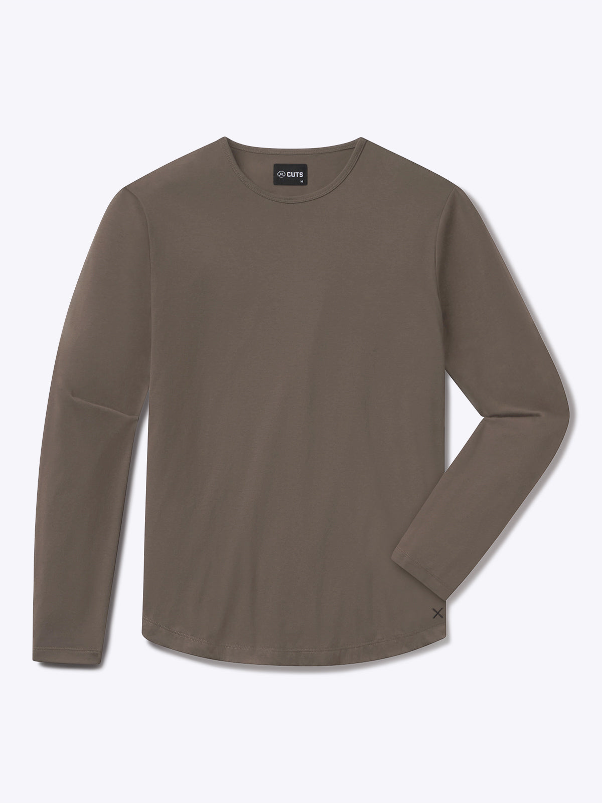 AO Long Sleeve Curve-Hem Tee | Morel Signature-fit PYCA Pro®