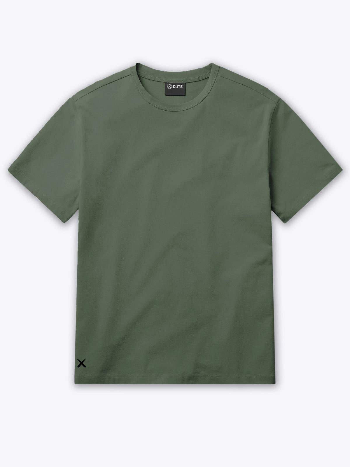 Overtime Oversized Tee | Moss Relaxed-Fit