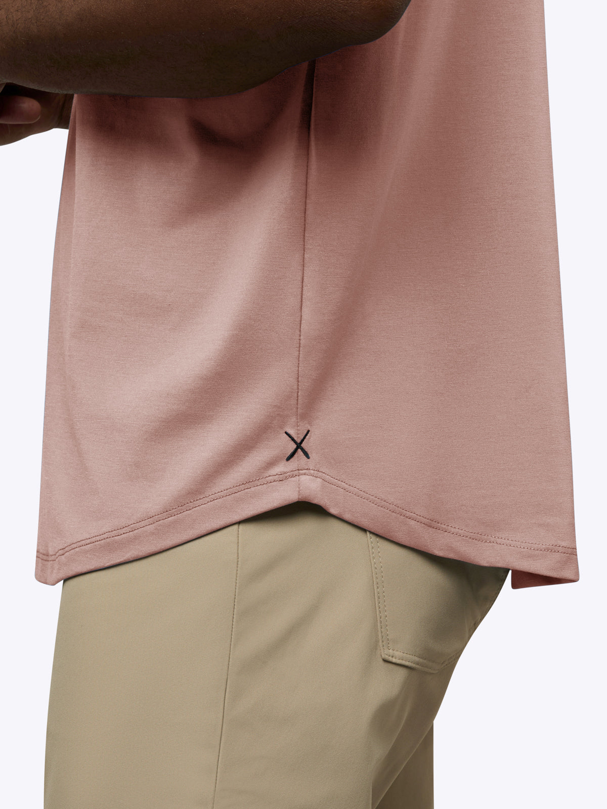 AO Henley Curve-Hem | Mountain Mist PYCA Pro® Signature-Fit