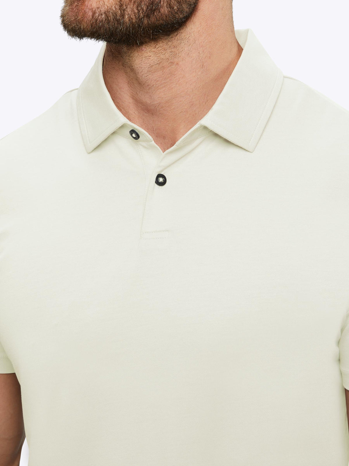 COZ Polo Split-Hem | Ivory Signature-fit