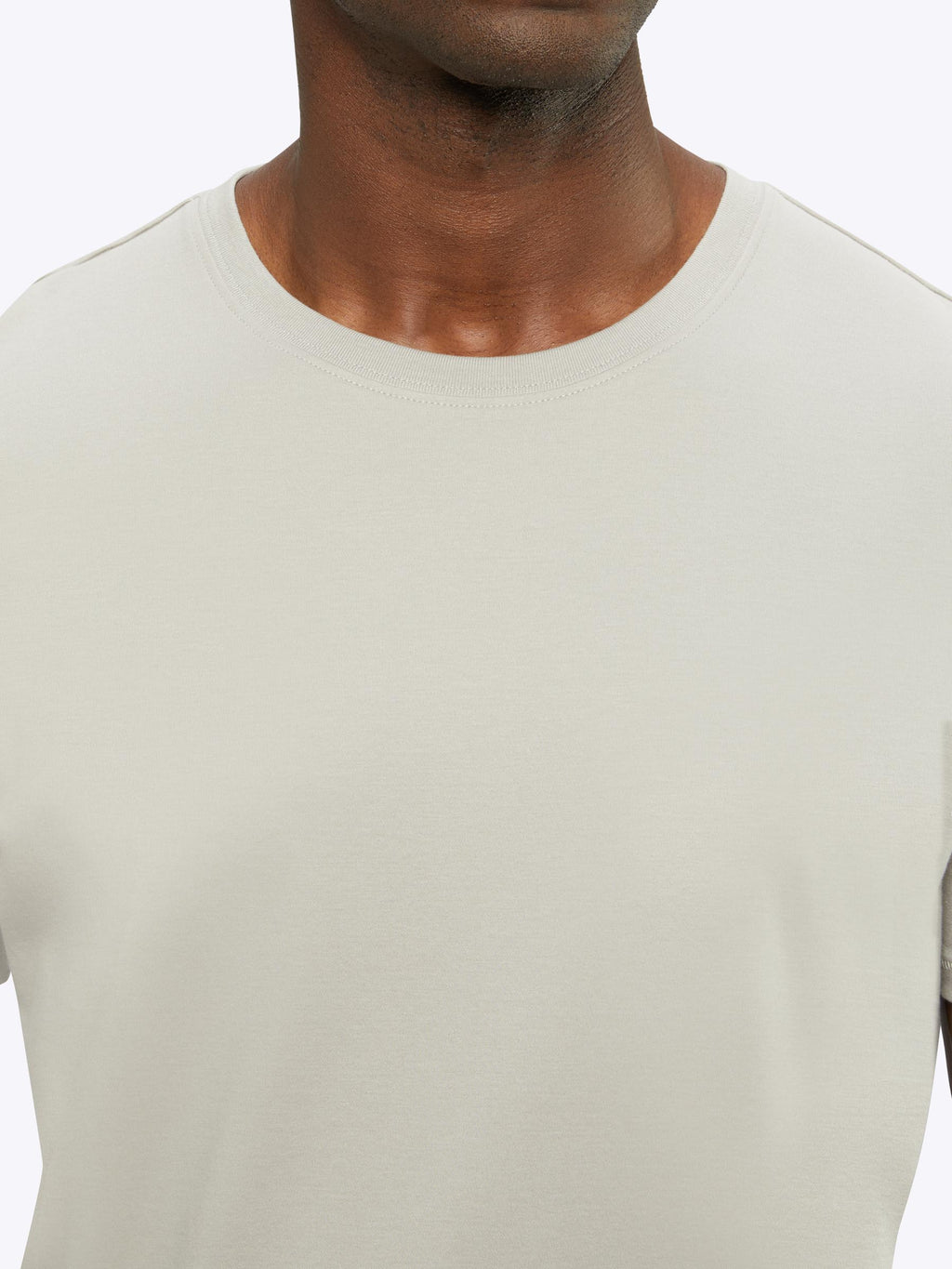 Interknit Pima Cotton Tee | Ash Signature-Fit Signature-Fit