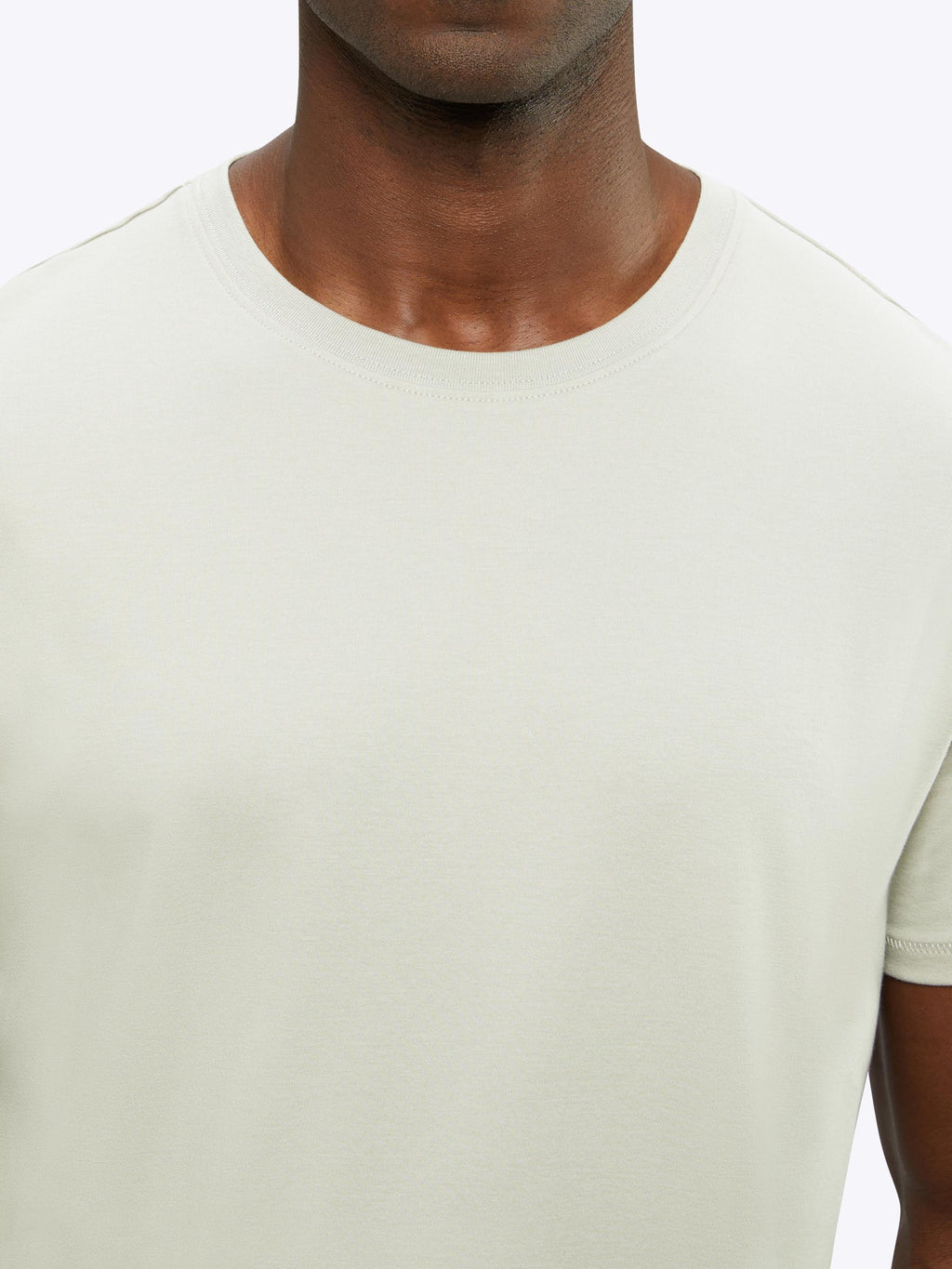 Interknit Pima Cotton Tee | Ivory Signature-fit Signature-Fit