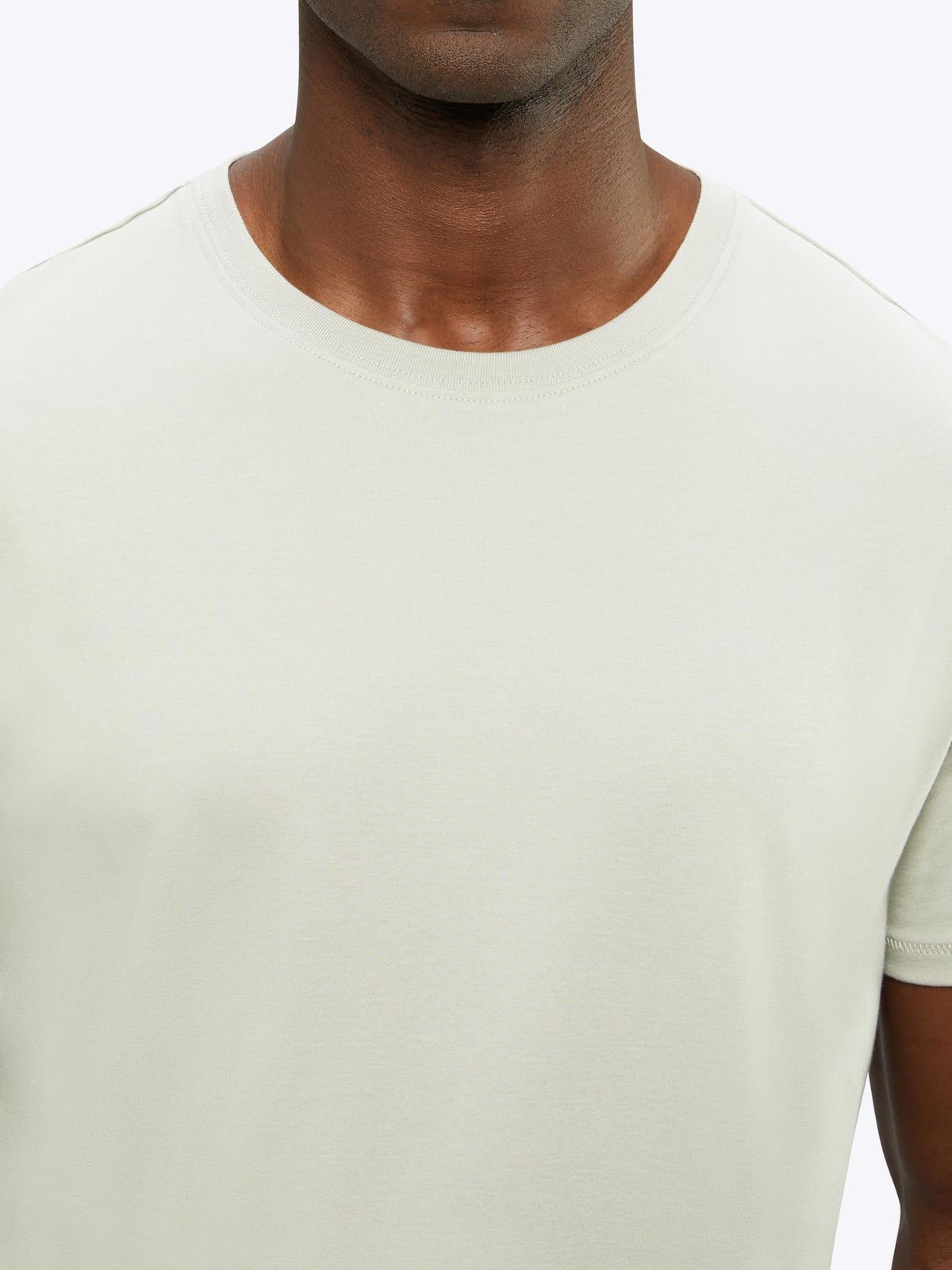 Interknit Pima Cotton Tee | Ivory Signature-fit Signature-Fit