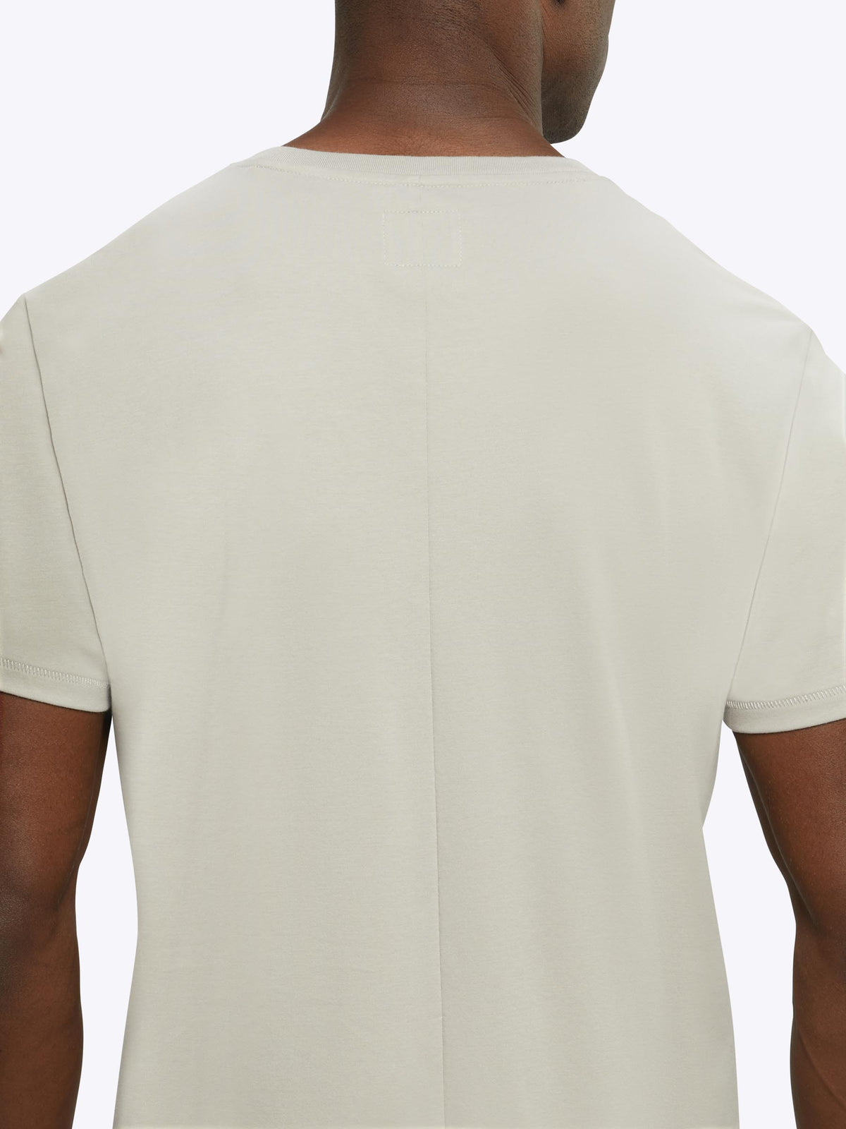 Interknit Pima Cotton Tee | Ash Signature-Fit Signature-Fit