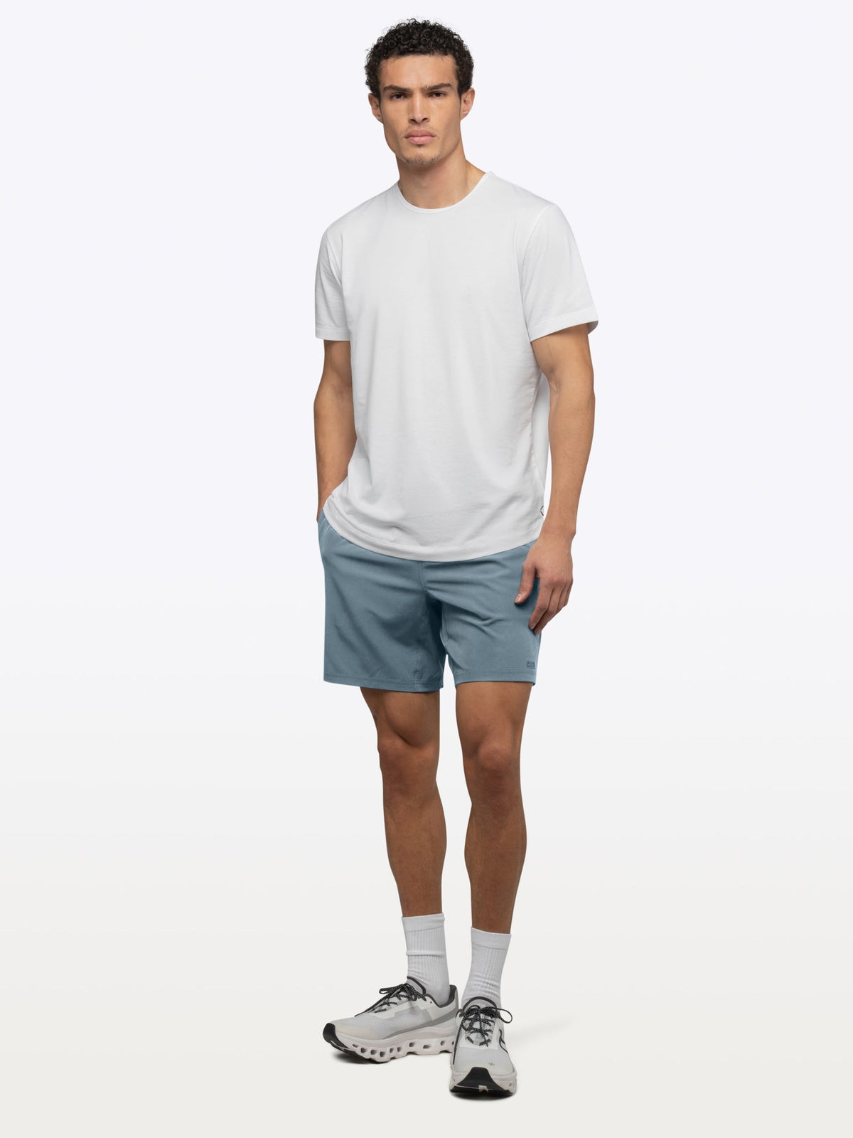 Crossover Short Lined | Naples Blue Classic-fit