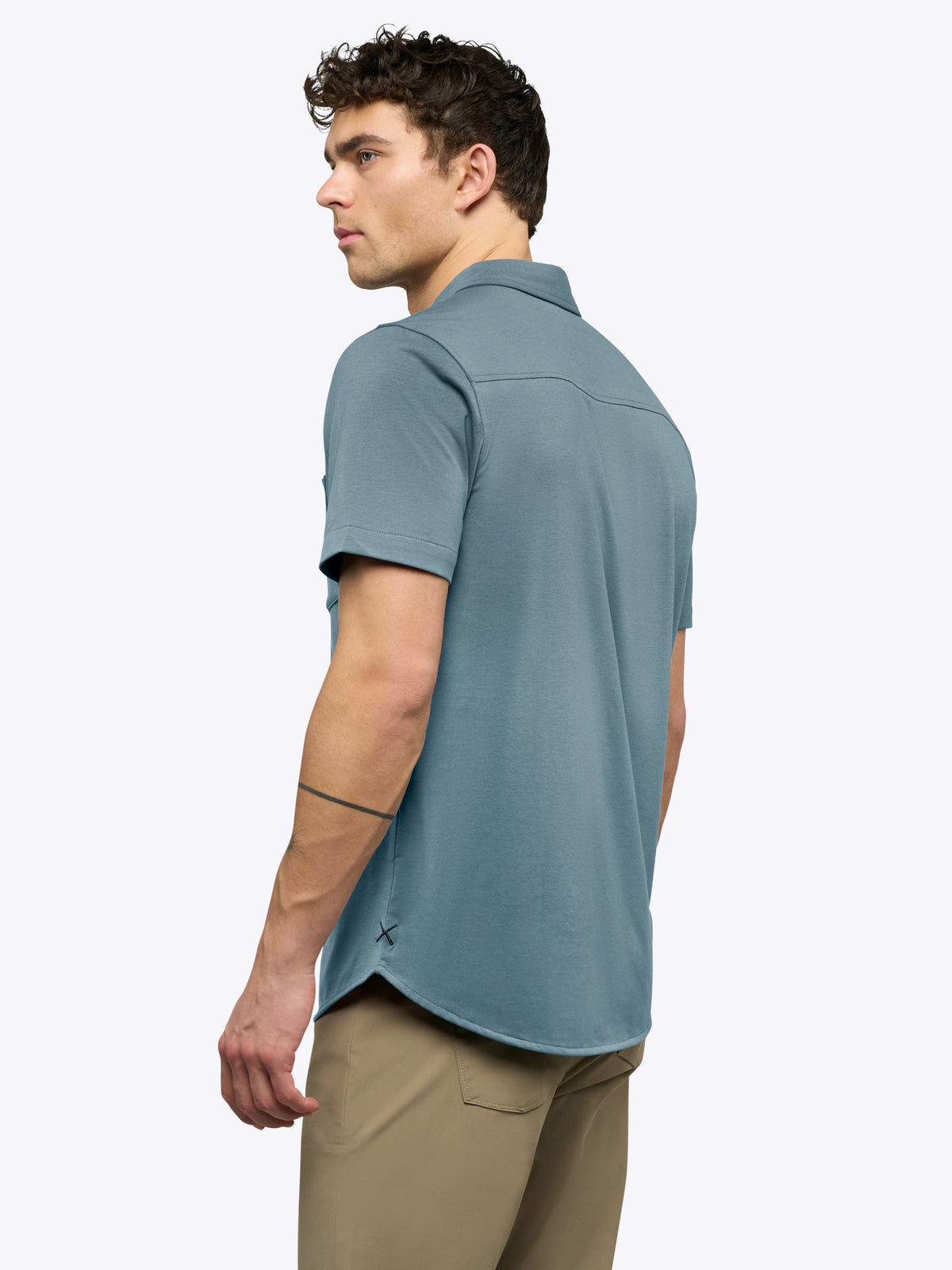 AO Button Up | Naples Blue Signature-Fit PYCA Pro®