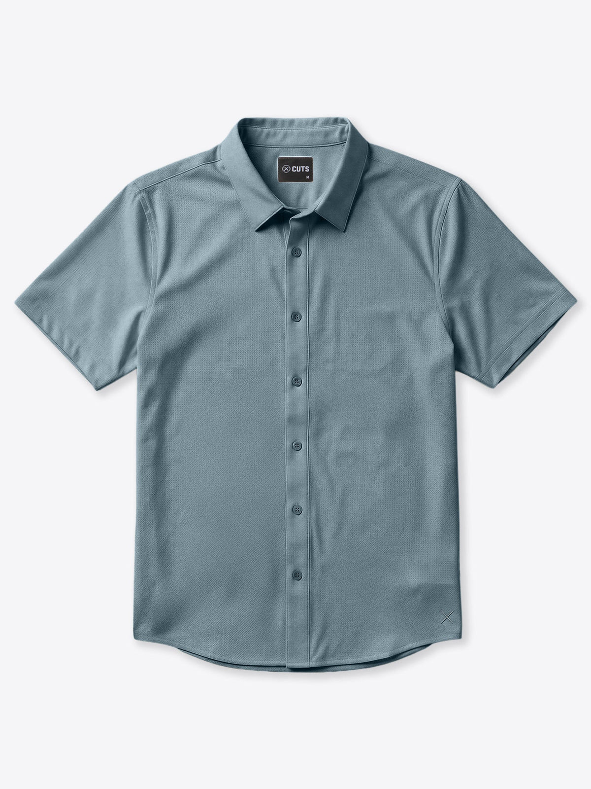 Crossover Button Up | Naples Blue Signature Fit