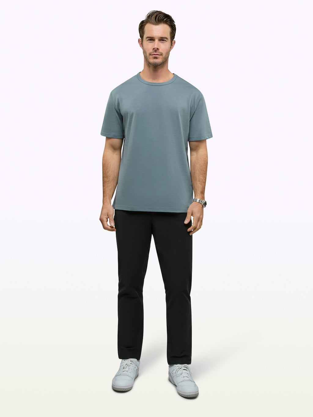 Overtime Oversized Tee | Naples Blue Relaxed-Fit