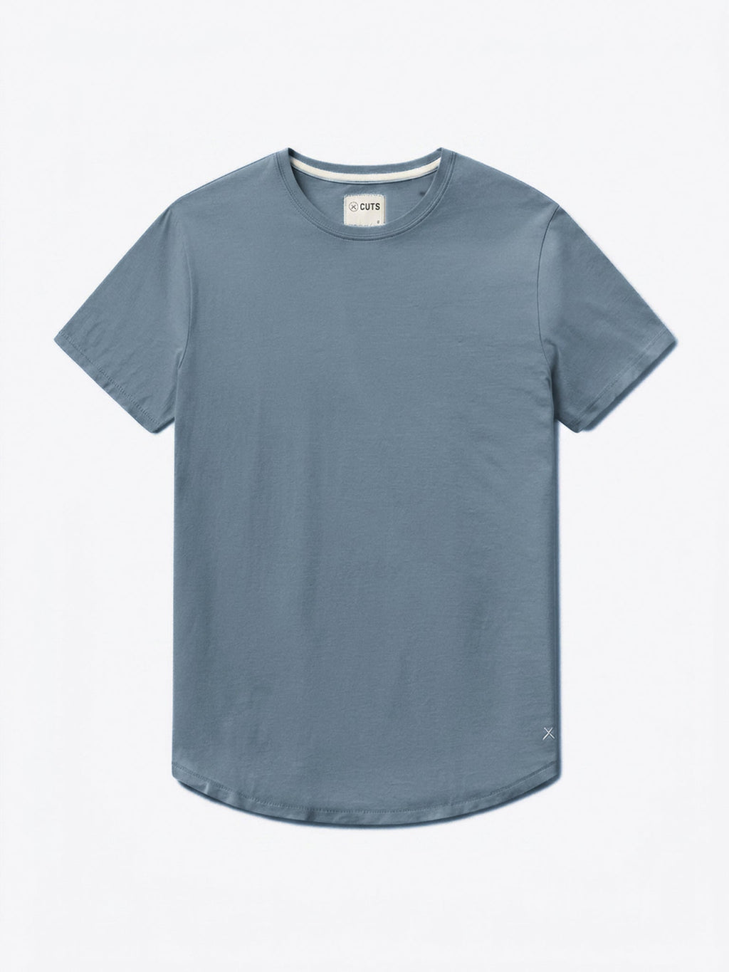 Featherlight Pima Tee | Naples Blue Signature-fit
