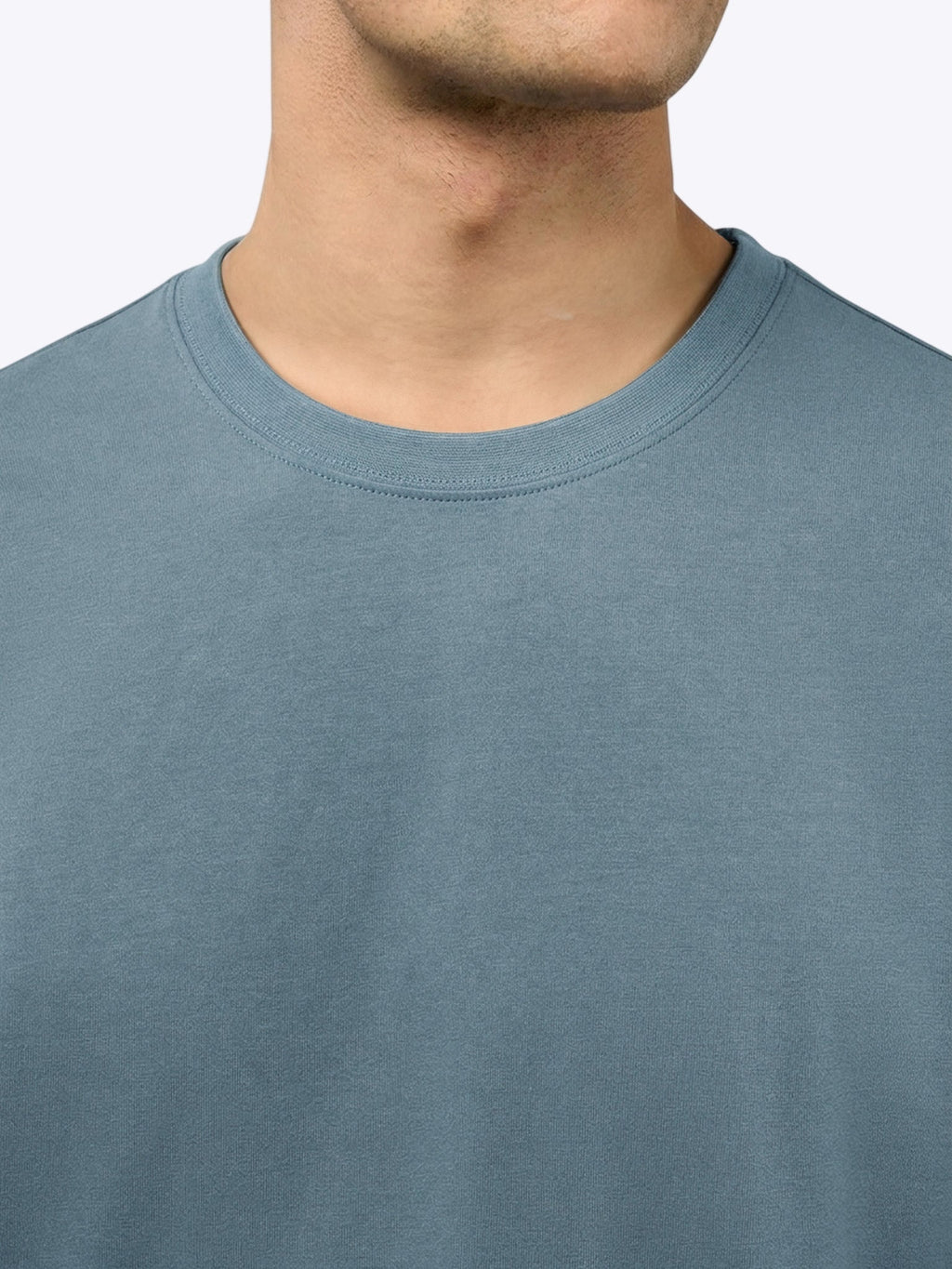 Featherlight Pima Tee | Naples Blue Signature-fit