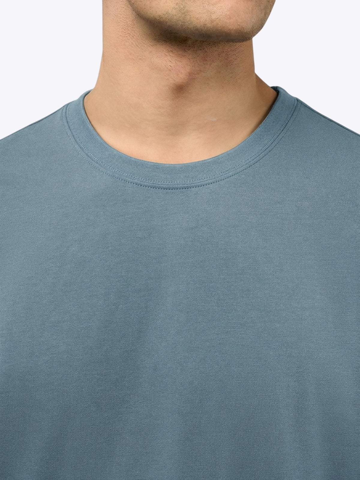Featherlight Pima Tee | Naples Blue Signature-fit