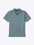 Riviera Knit Button Up | Naples Blue Signature-Fit