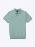 Riviera Knit Polo | Stormy Sea Signature-Fit