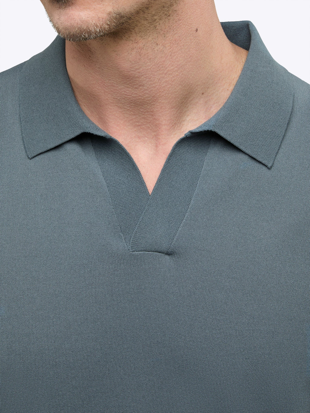 Riviera Knit Polo | Naples Blue Signature-Fit