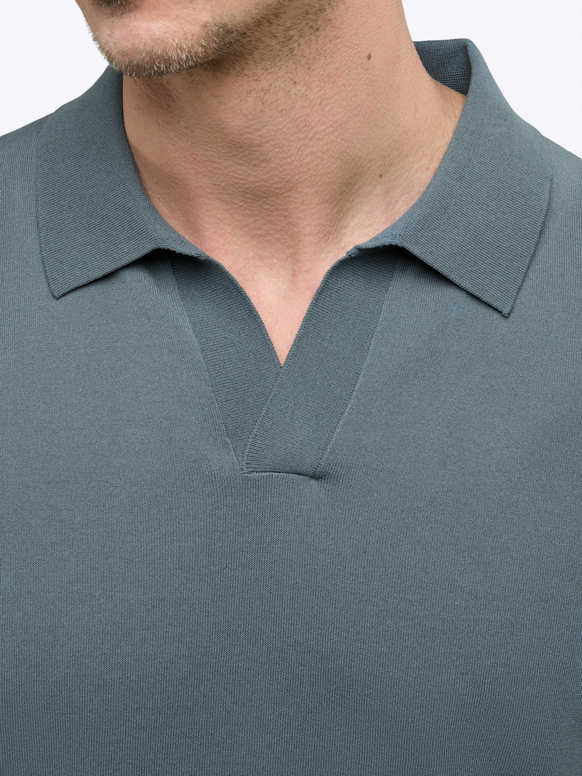 Riviera Knit Polo | Naples Blue Signature-Fit