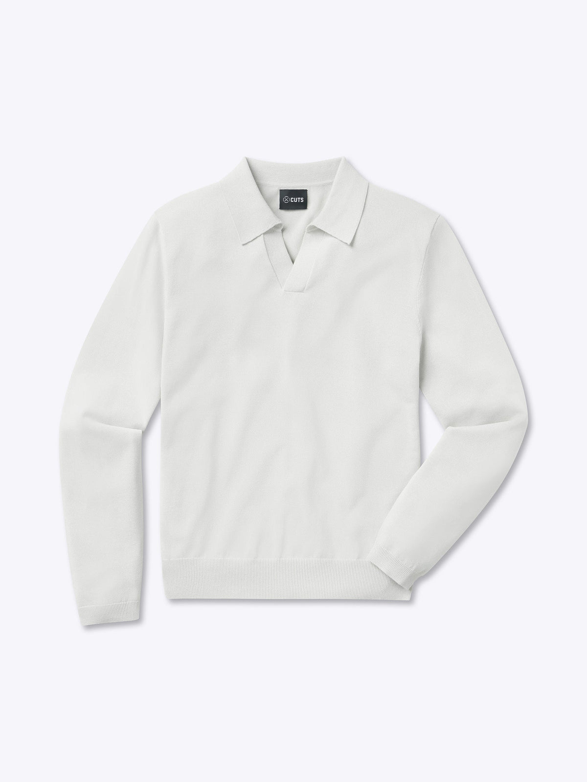 Riviera Knit Long Sleeve Polo | Nimbus Signature-Fit