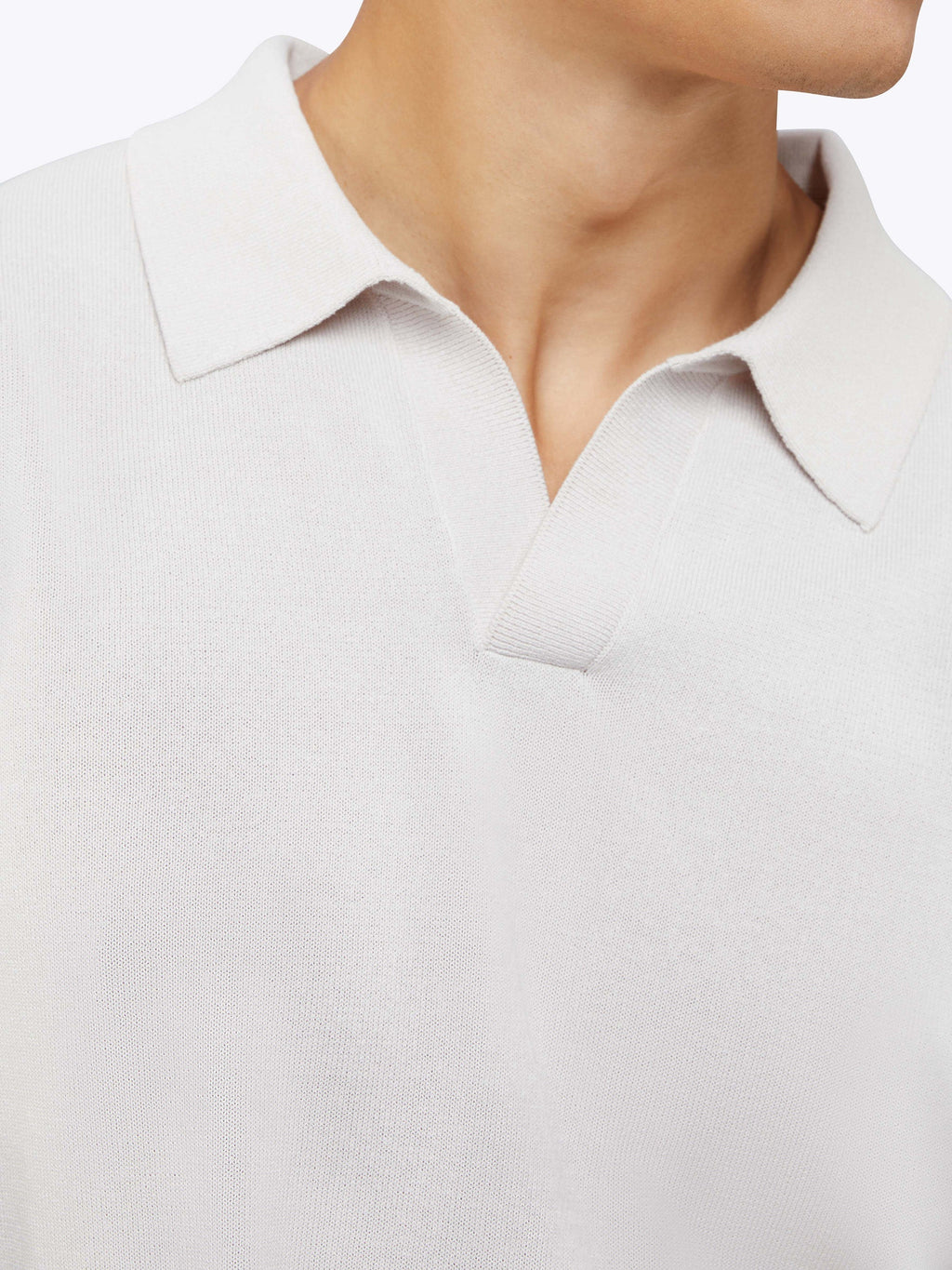 Riviera Knit Long Sleeve Polo | Nimbus Signature-Fit