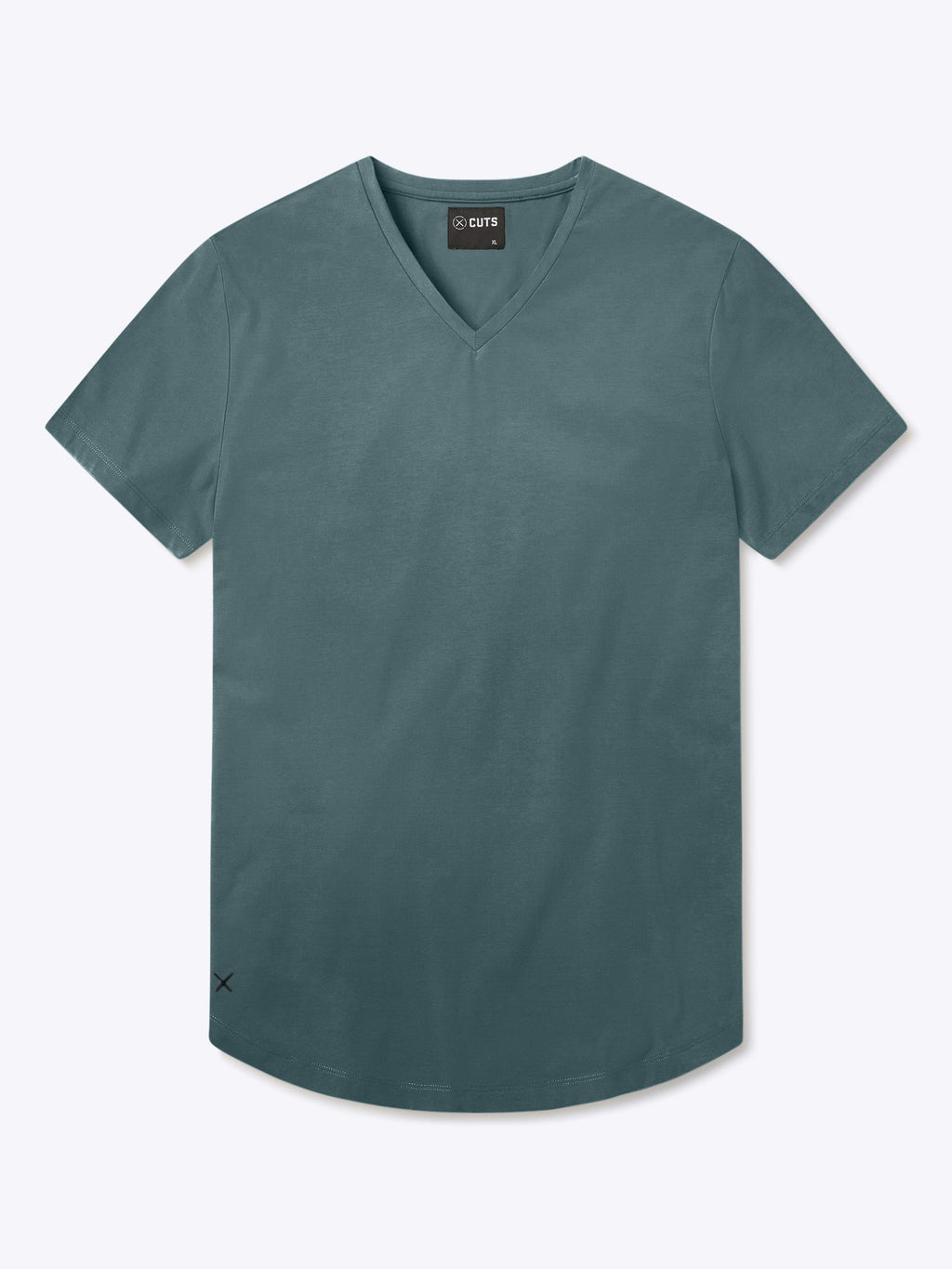 AO V-Neck Curve-Hem Tee | North Atlantic Signature-Fit PYCA Pro®