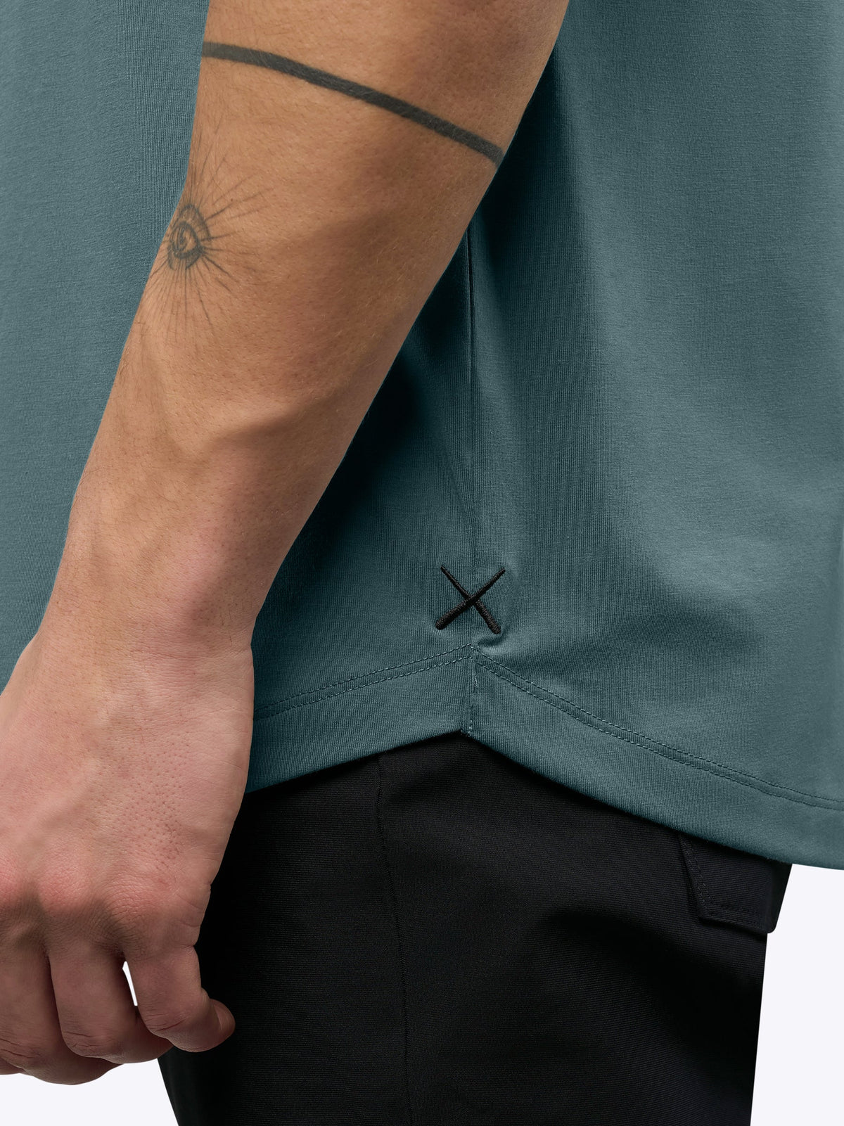 AO V-Neck Curve-Hem Tee | North Atlantic Signature-Fit PYCA Pro®