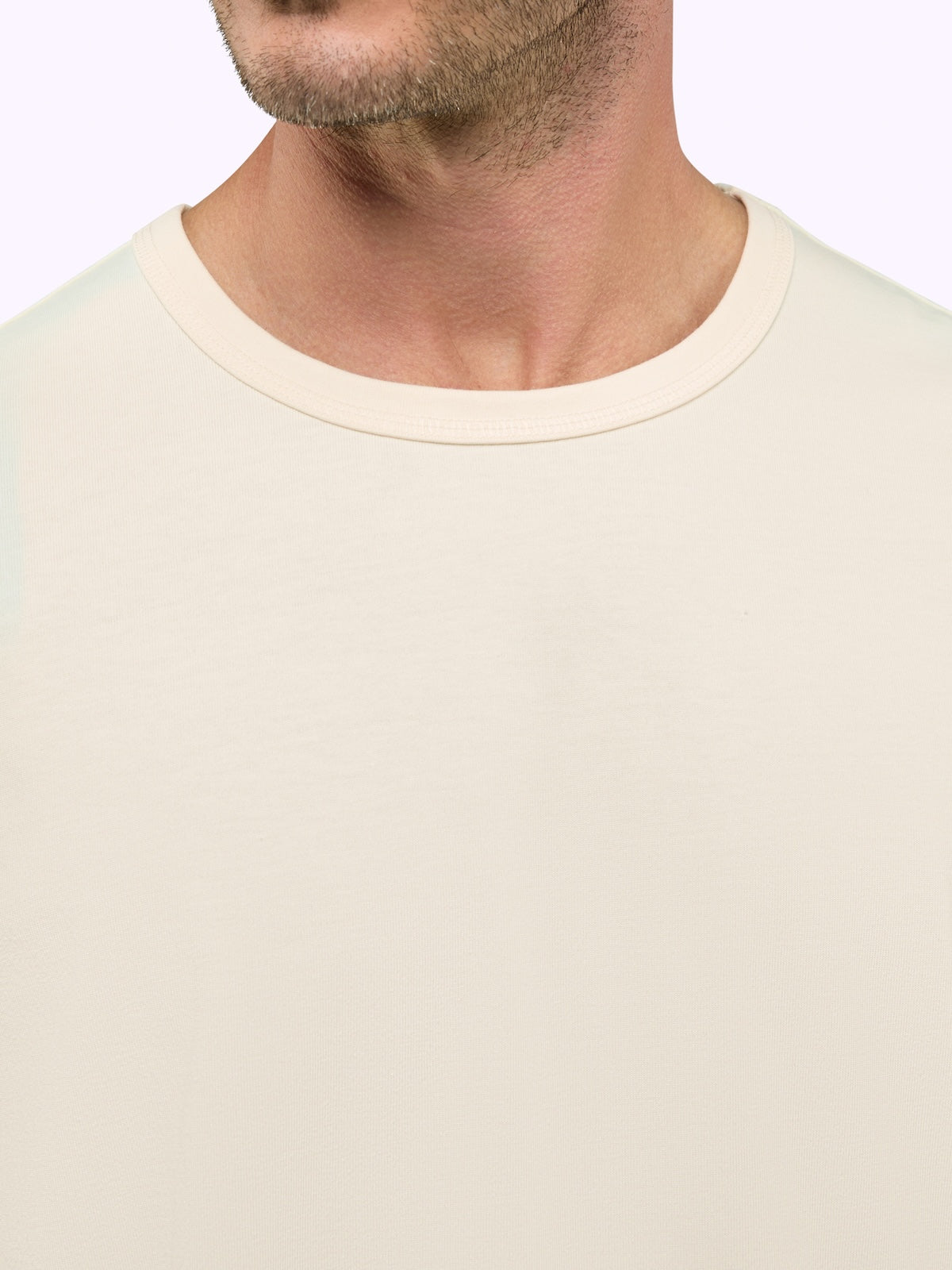 Overtime Oversized Tee | Oat Relaxed-Fit