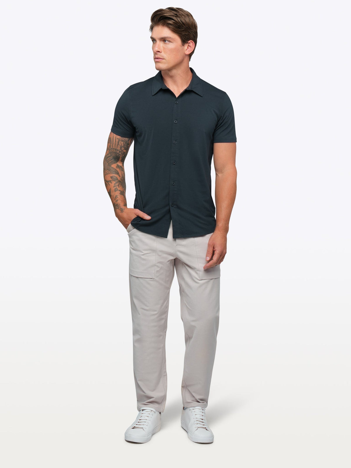 AO Button Up | Obsidian Signature-Fit PYCA Pro®