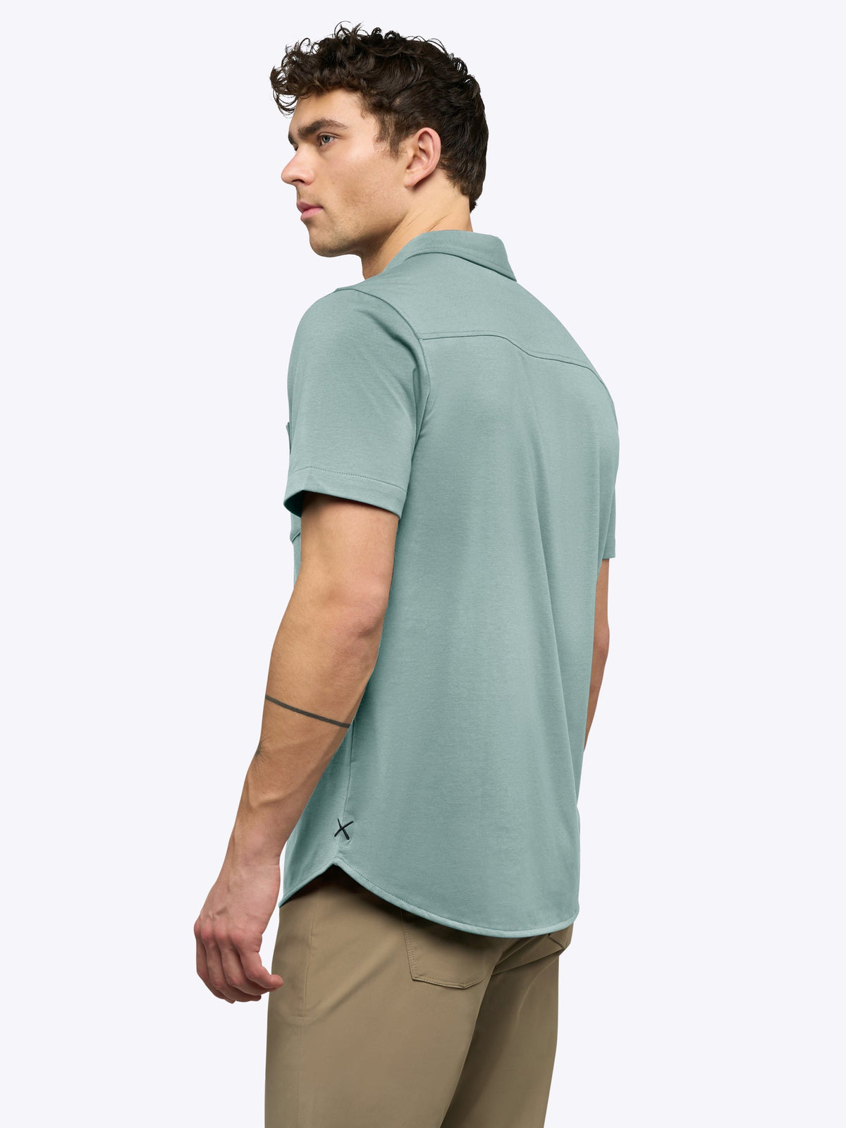 AO Button Up | Stormy Sea Signature-Fit PYCA Pro®