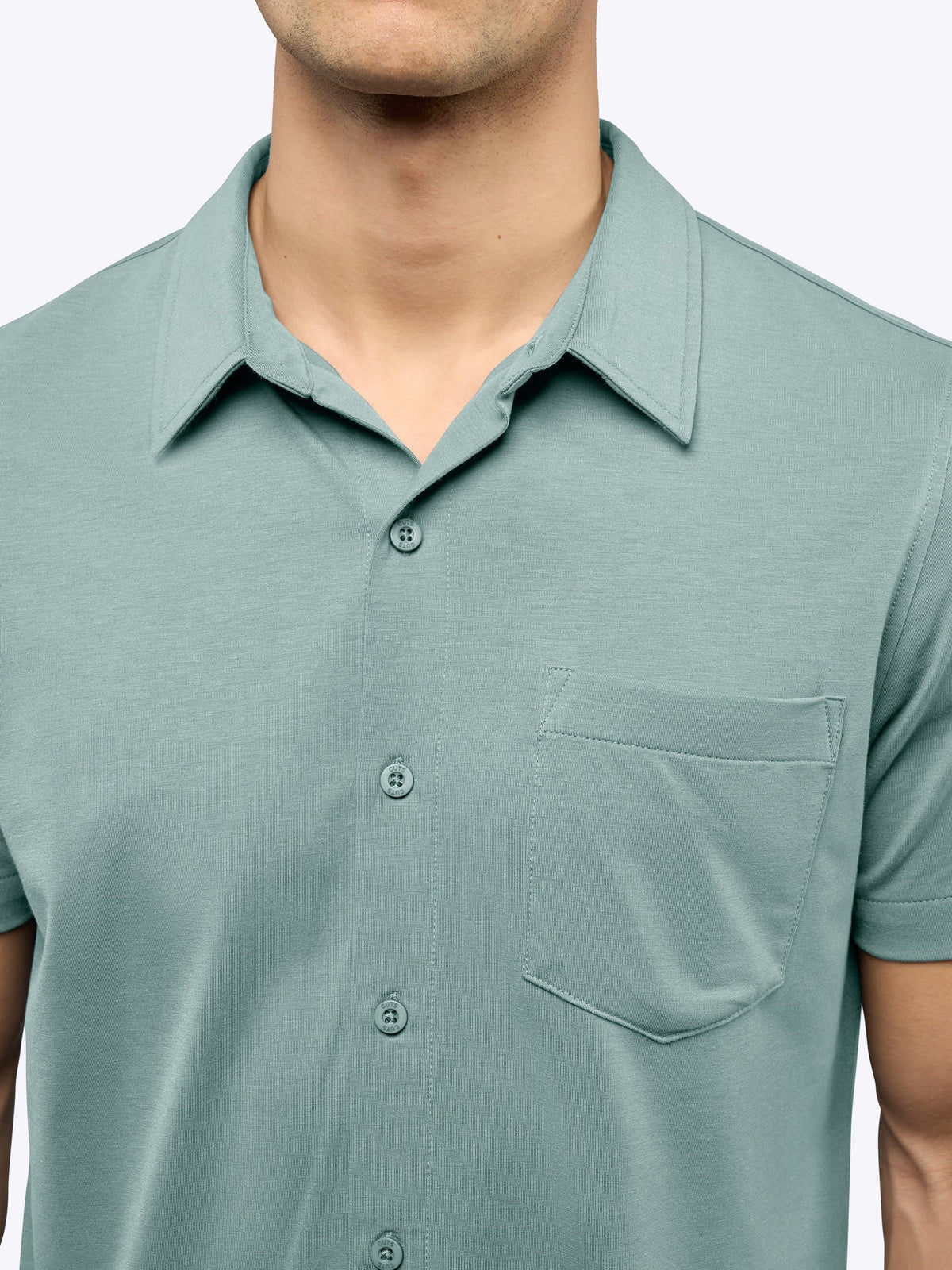 AO Button Up | Stormy Sea Signature-Fit PYCA Pro®