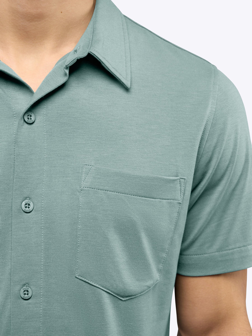 AO Button Up | Stormy Sea Signature-Fit PYCA Pro®