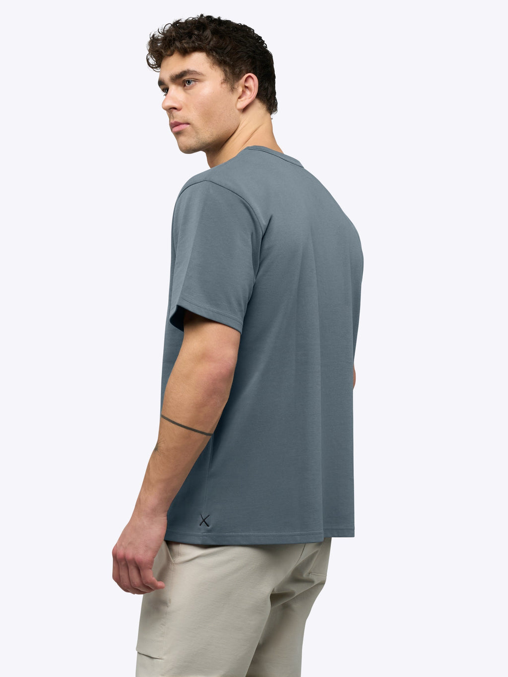 Overtime Oversized Tee | Ocean Storm Relaxed-Fit