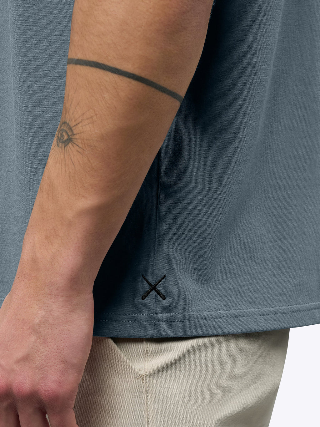 Overtime Oversized Tee | Ocean Storm Relaxed-Fit