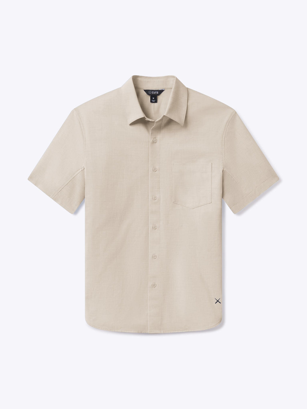 SoHo Short Sleeve Button Up | Sand Dune Signature-fit