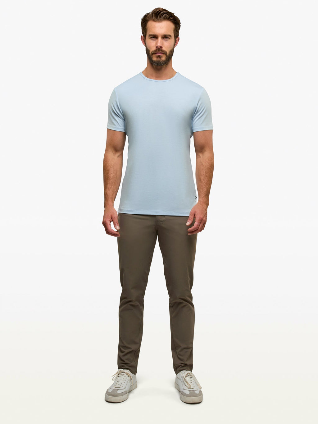 AO Split-Hem Tee | Oxford Blue Signature-fit PYCA Pro®