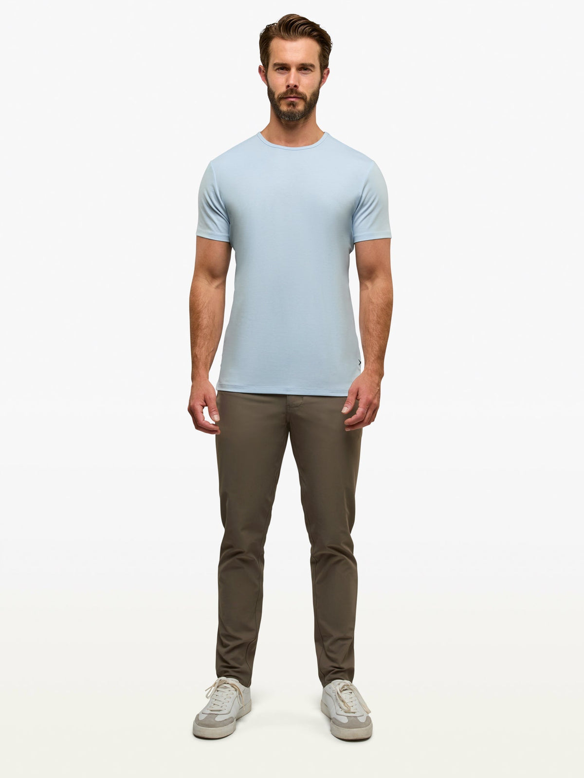 AO Split-Hem Tee | Oxford Blue Signature-fit PYCA Pro®