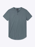 AO Henley Curve-Hem | Ocean Storm Signature-fit PYCA Pro®