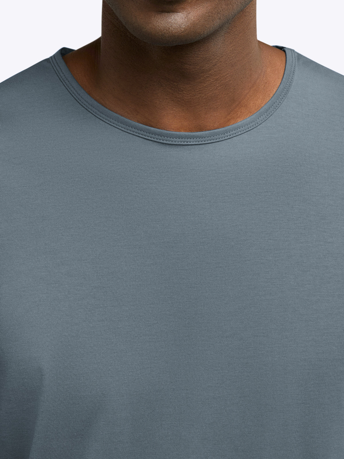 AO Long Sleeve Curve-Hem Tee | Ocean Storm Signature-fit PYCA Pro®