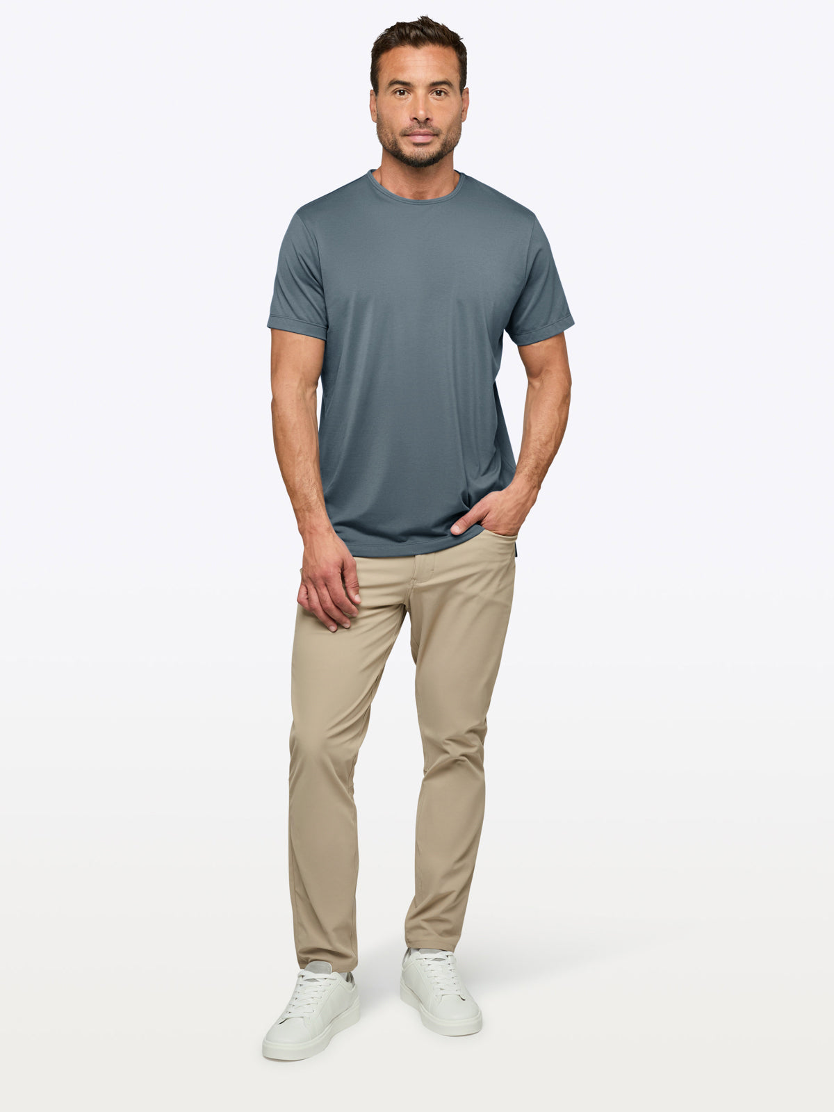 AO Split-Hem Tee | Ocean Storm Signature-fit PYCA Pro®