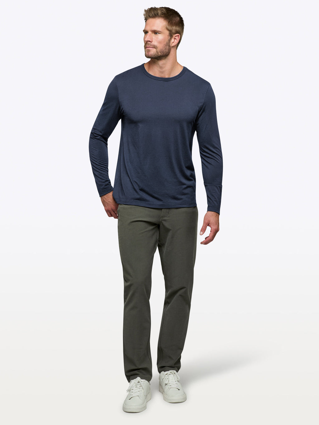 AO Forever Long Sleeve Tee | Pacific Blue PYCA Pro®